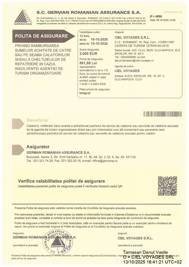 Polita Insolvabilitate 2025-2026