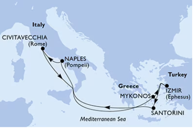 Croazieră Mediterana de Est - MSC Divina