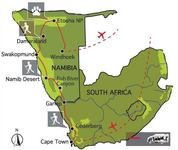 Africa Australă, coasta de vest