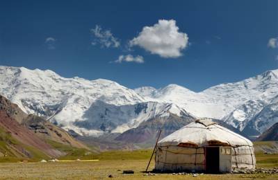 Iurtă, Munții Pamir - Kârgâzstan