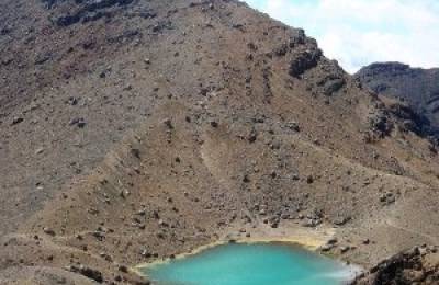 Lac de smarald pe Muntele Tongariro