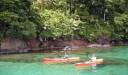 Cu kaiakul pe insula Bocas del Toro